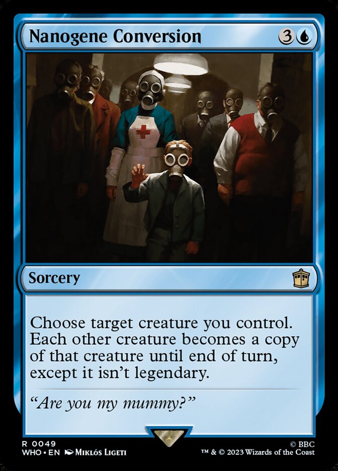 Nanogene Conversion 49/331 (Universes Beyond: Doctor Who)  - Foil | Good Games Modbury
