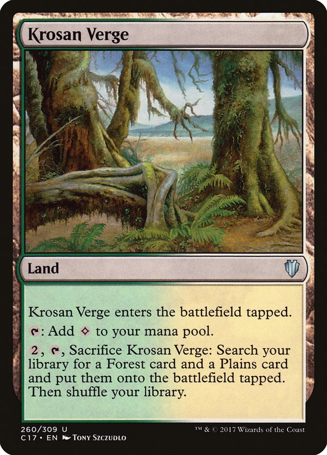 Krosan Verge 260/309 (Commander 2017)  | Good Games Modbury