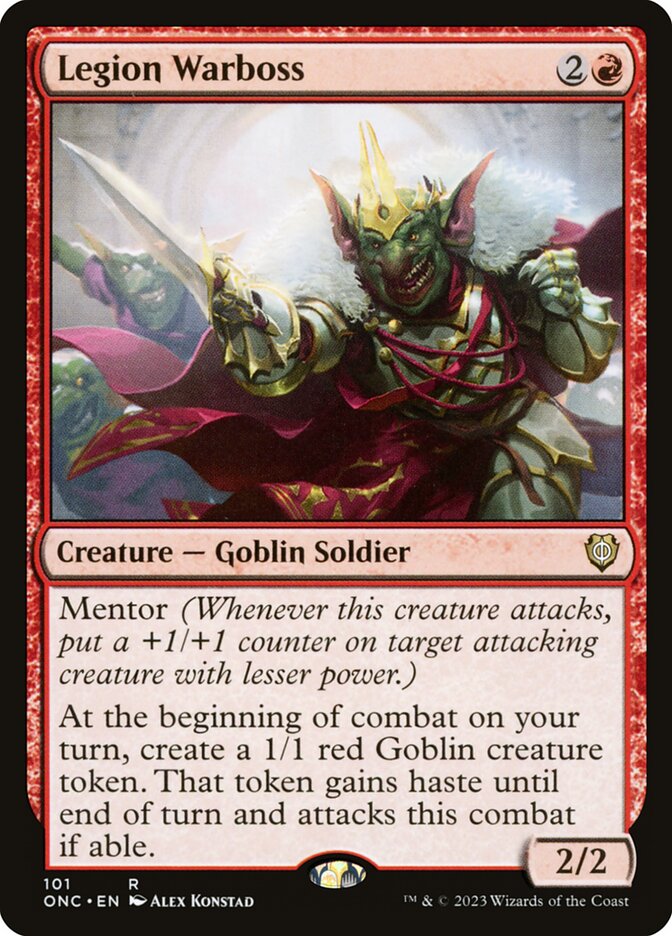 Legion Warboss 101/28 (Commander: Phyrexia: All Will Be One)  | Good Games Modbury