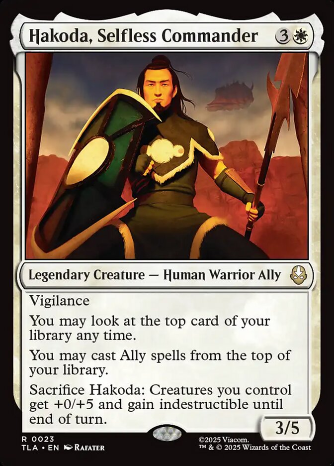 Hakoda, Selfless Commander 23 (Avatar: The Last Airbender)  | Good Games Modbury
