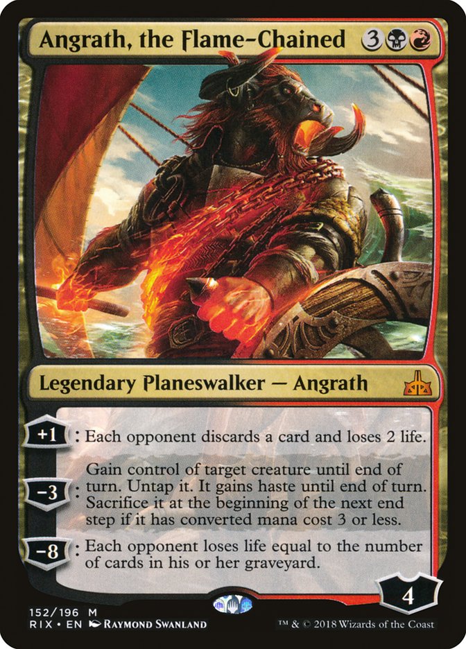 Angrath, the Flame-Chained 152/196 (Rivals of Ixalan)  | Good Games Modbury
