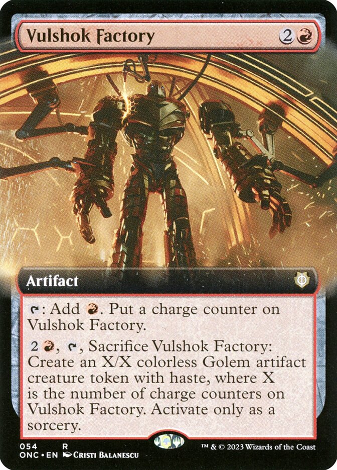 Vulshok Factory 54/28 (Commander: Phyrexia: All Will Be One)  - Extended Art | Good Games Modbury
