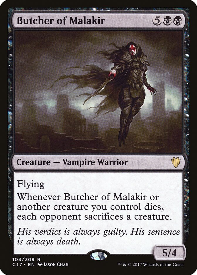 Butcher of Malakir 103/309 (Commander 2017)  | Good Games Modbury