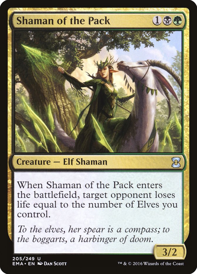 Shaman of the Pack 205/249 (Eternal Masters)  - Foil | Good Games Modbury