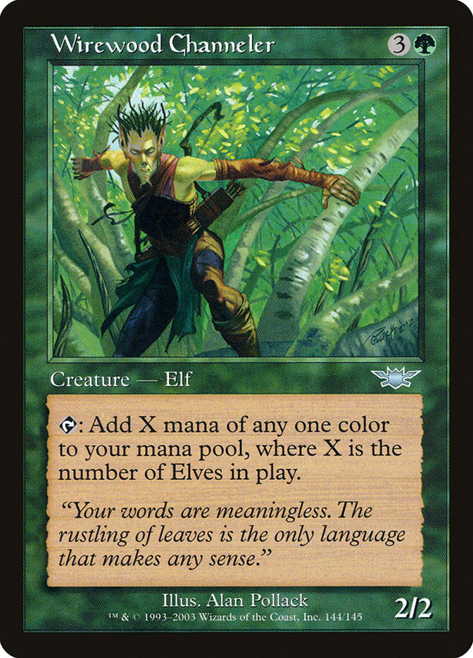 Wirewood Channeler 144/145 (Legions)  | Good Games Modbury