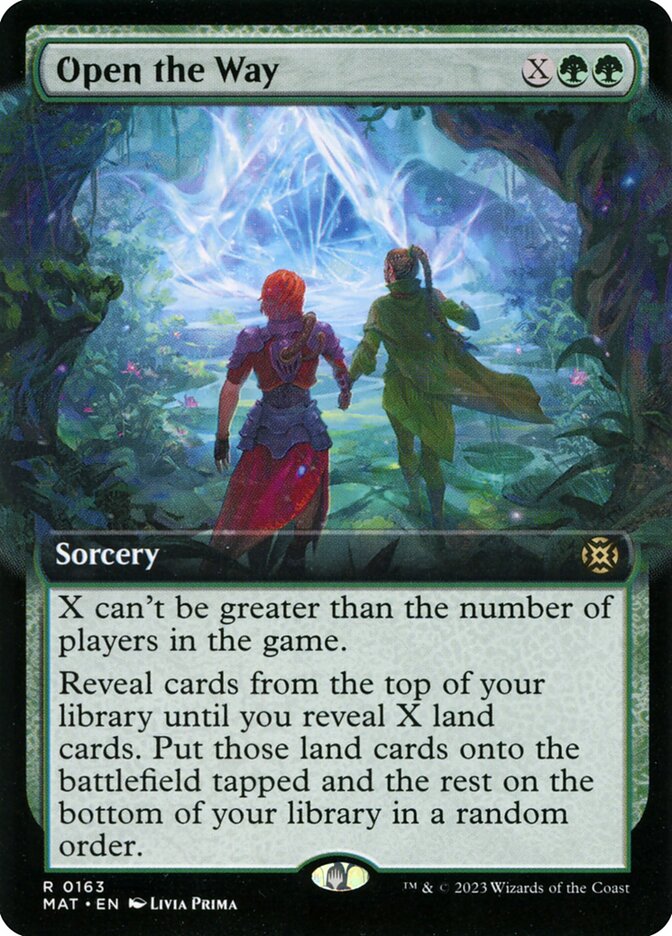 Open the Way 163/50 (March of the Machine: The Aftermath)  - Extended Art Foil | Good Games Modbury