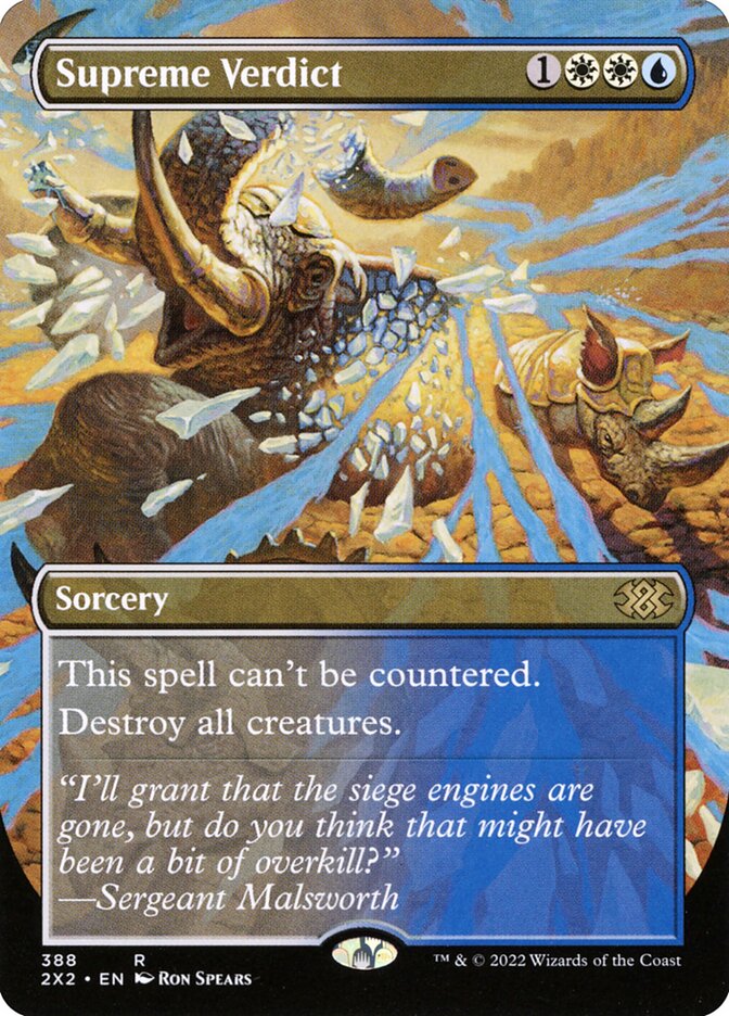 Supreme Verdict 388/331 (Double Masters 2022)  - Foil | Good Games Modbury