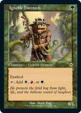 Ignoble Hierarch Retro Frame Foil Etched 414 (Modern Horizons 2)  - Foil | Good Games Modbury