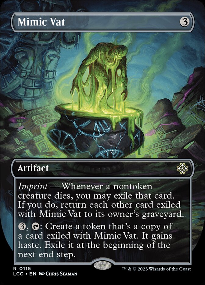 Mimic Vat Borderless 115 (Commander: The Lost Caverns of Ixalan)  - Borderless | Good Games Modbury