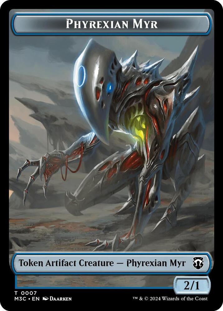 Phyrexian Myr Servo Double Sided Token 7 // 33 (Commander: Modern Horizons 3)  | Good Games Modbury