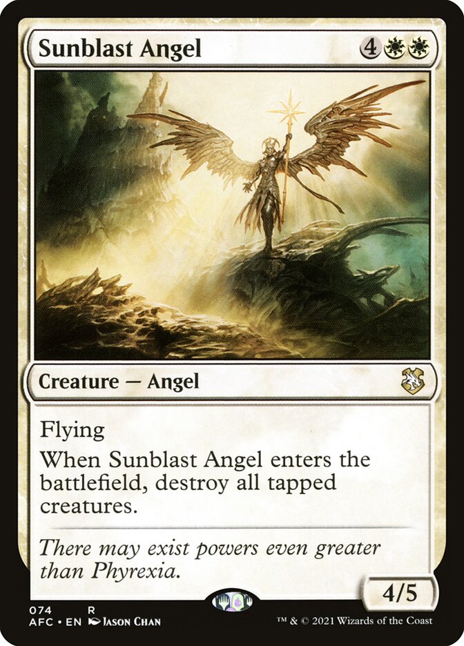 Sunblast Angel 74/62 (Commander: Adventures in the Forgotten Realms)  | Good Games Modbury