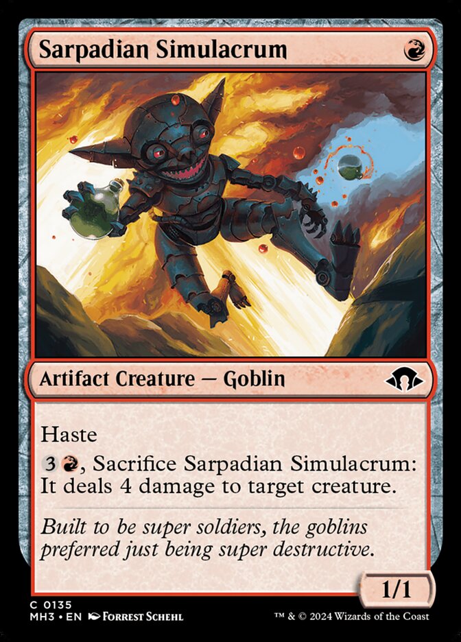 Sarpadian Simulacrum 135/319 (Modern Horizons 3)  | Good Games Modbury