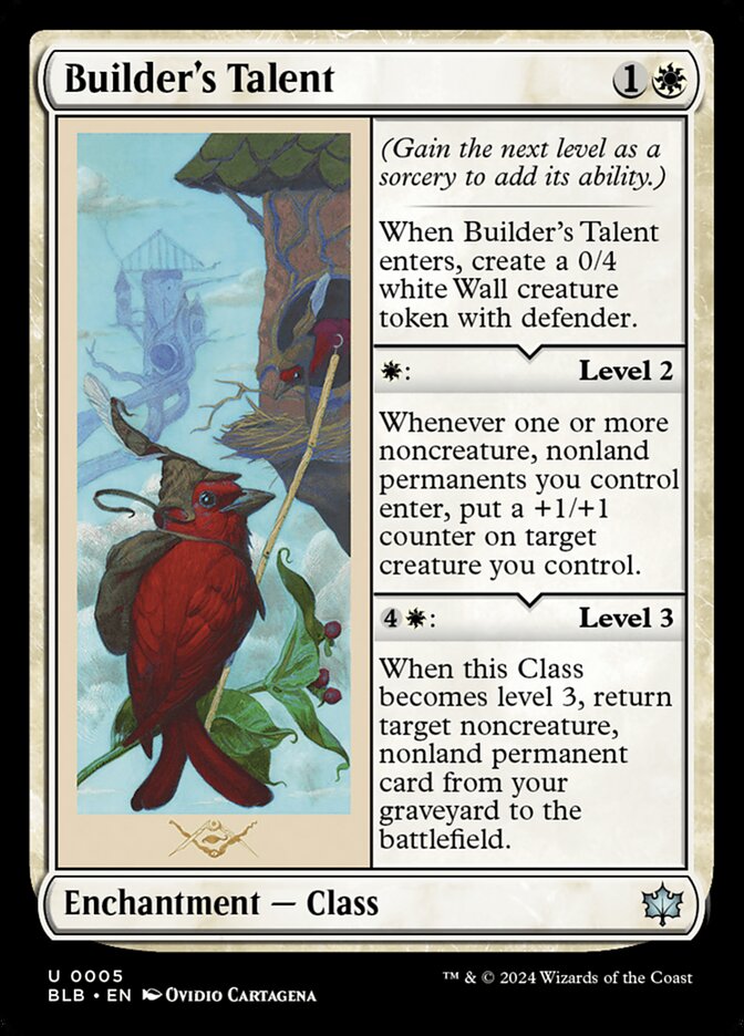 Builder's Talent 5/281 (Bloomburrow)  - Foil | Good Games Modbury
