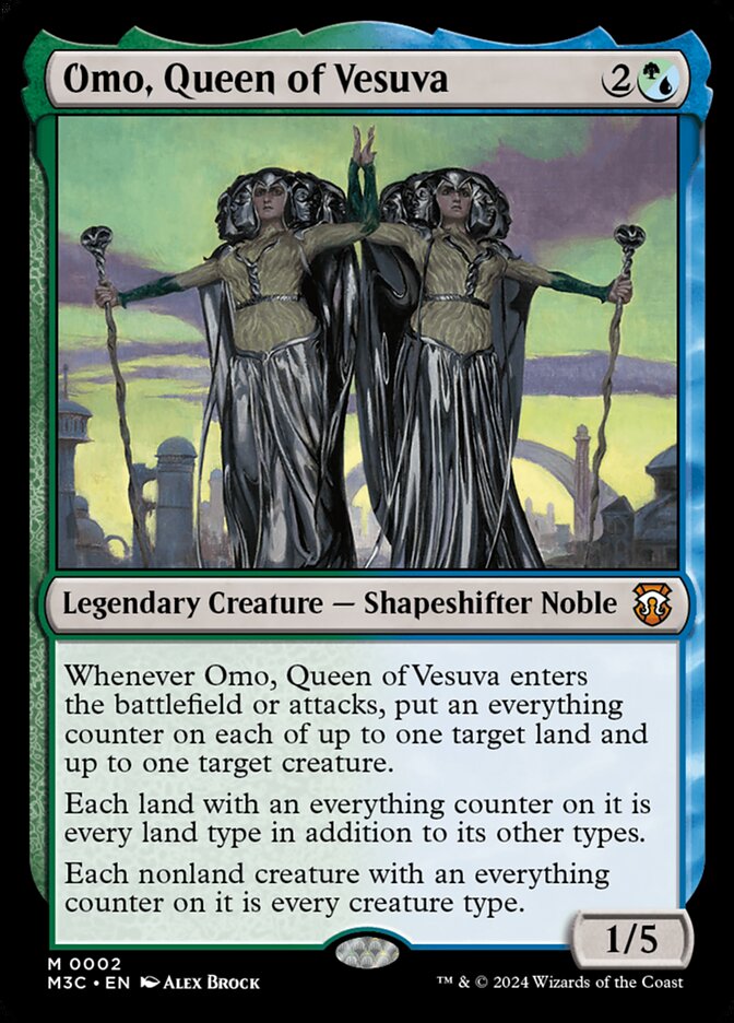Omo, Queen of Vesuva 2/411 (Commander: Modern Horizons 3)  - Foil | Good Games Modbury