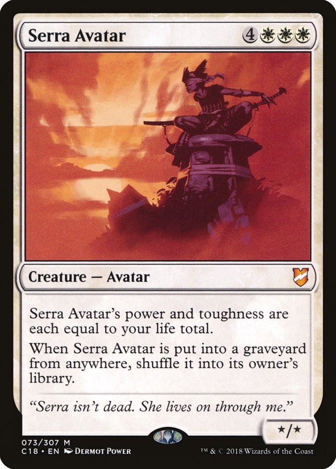 Serra Avatar 73 (Commander 2018)  | Good Games Modbury