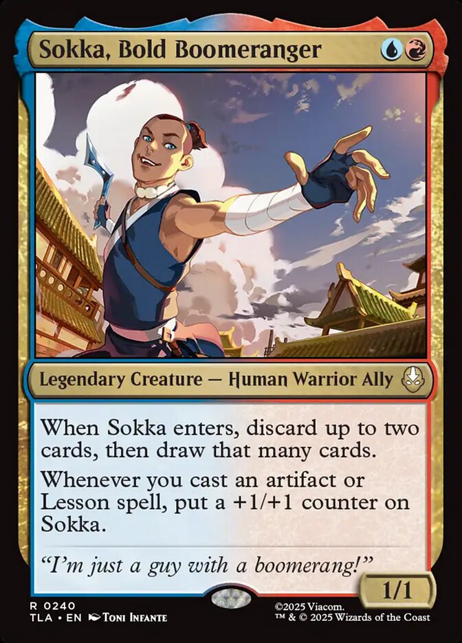 Sokka, Bold Boomeranger 240 (Avatar: The Last Airbender)  | Good Games Modbury
