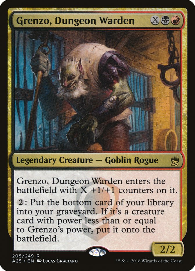 Grenzo, Dungeon Warden 205/249 (Masters 25)  - Foil | Good Games Modbury