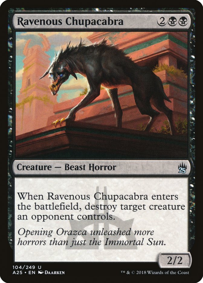Ravenous Chupacabra 104/249 (Masters 25)  - Foil | Good Games Modbury