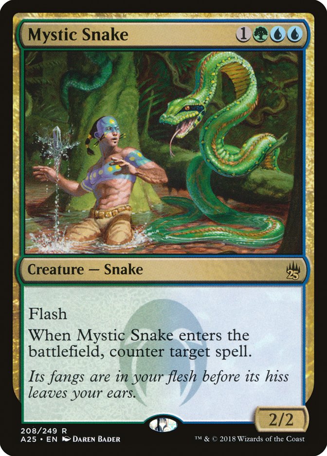 Mystic Snake 208/249 (Masters 25)  - Foil | Good Games Modbury
