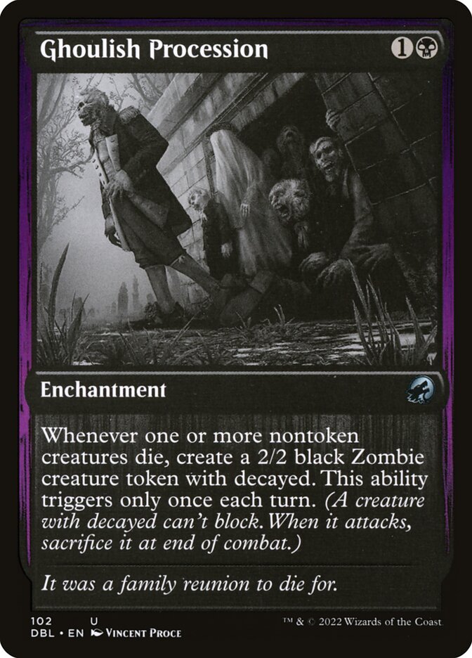 Ghoulish Procession 102/534 (Innistrad: Double Feature)  - Foil | Good Games Modbury