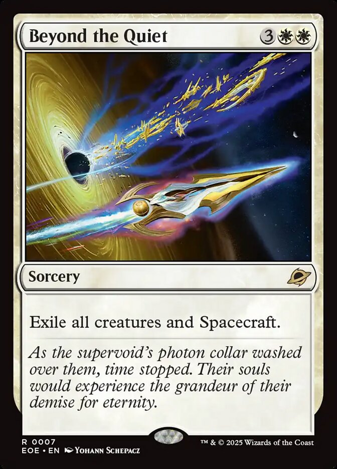 Beyond the Quiet 7 (Edge of Eternities)  - Foil | Good Games Modbury