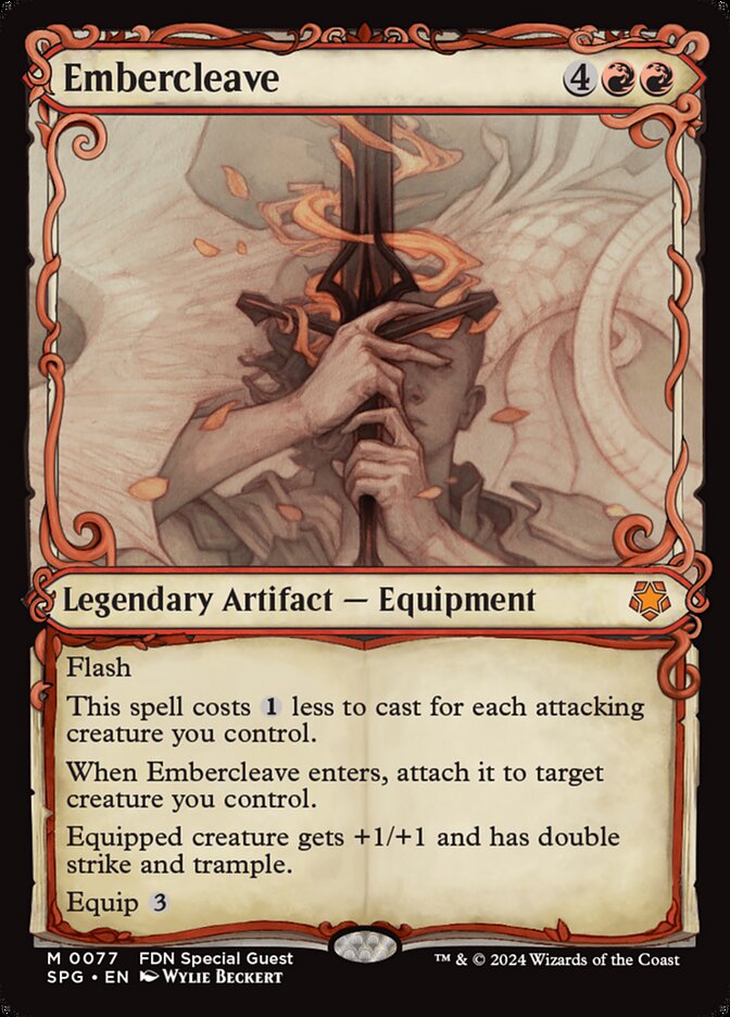 Embercleave 77/0 (Special Guests)  - Showcase Foil | Good Games Modbury