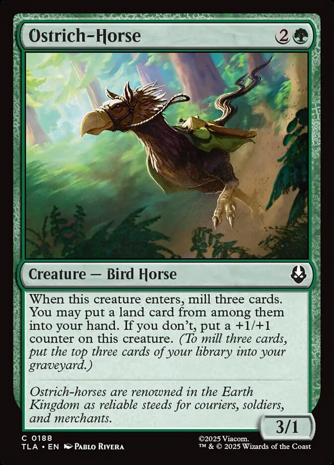 Ostrich-Horse 188 (Avatar: The Last Airbender)  - Foil | Good Games Modbury