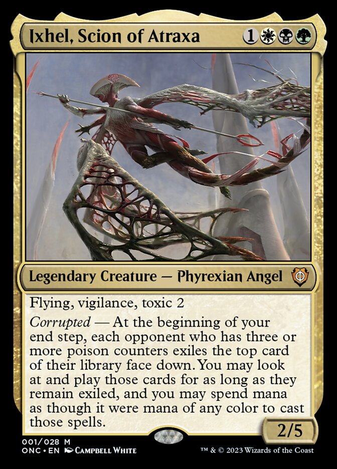 Ixhel, Scion of Atraxa 1 (Commander: Phyrexia: All Will Be One)  - Foil | Good Games Modbury