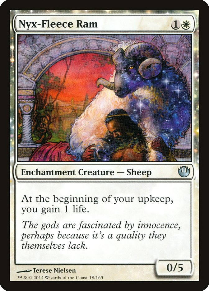 Nyx-Fleece Ram 18/165 (Journey Into Nyx)  - Foil | Good Games Modbury