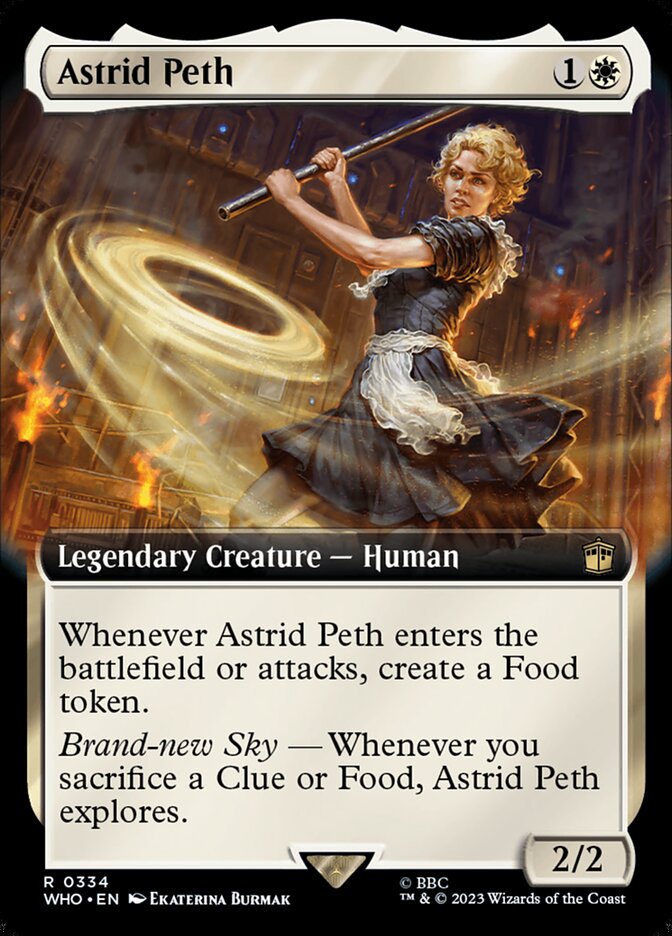 Astrid Peth 334/331 (Universes Beyond: Doctor Who)  - Extended Art Foil | Good Games Modbury