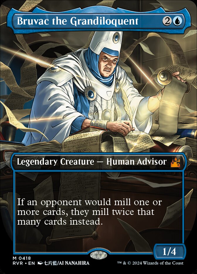Bruvac the Grandiloquent 418/291 (Ravnica Remastered)  - Borderless | Good Games Modbury