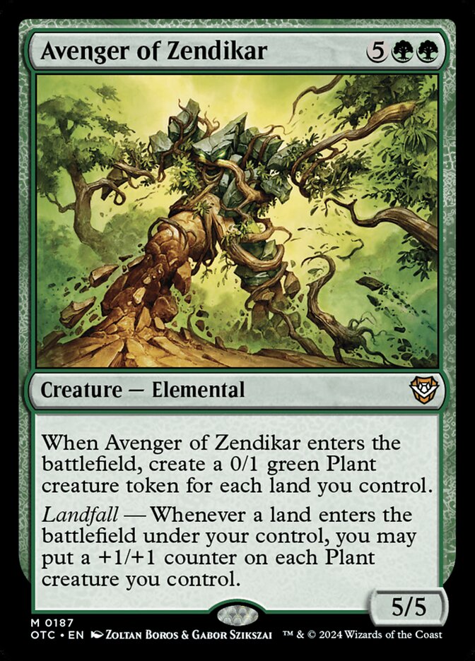 Avenger of Zendikar 187/342 (Commander: Outlaws of Thunder Junction)  | Good Games Modbury