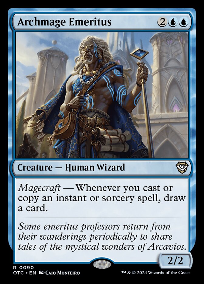Archmage Emeritus 90/342 (Commander: Outlaws of Thunder Junction)  | Good Games Modbury