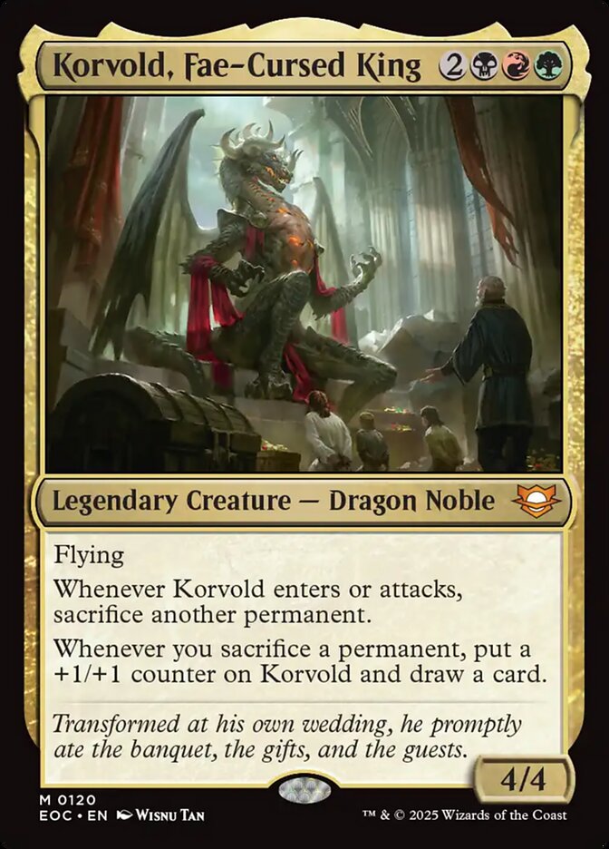 Korvold, Fae-Cursed King 120 (Commander: Edge of Eternities)  | Good Games Modbury