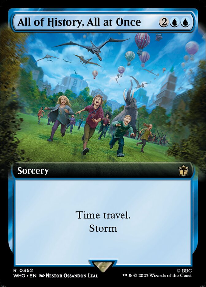 All of History, All at Once 352/331 (Universes Beyond: Doctor Who)  - Extended Art | Good Games Modbury