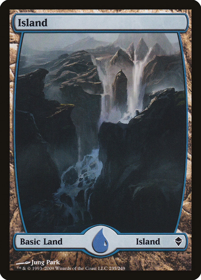 Island 235/249 (Zendikar)  - Full Art Foil | Good Games Modbury