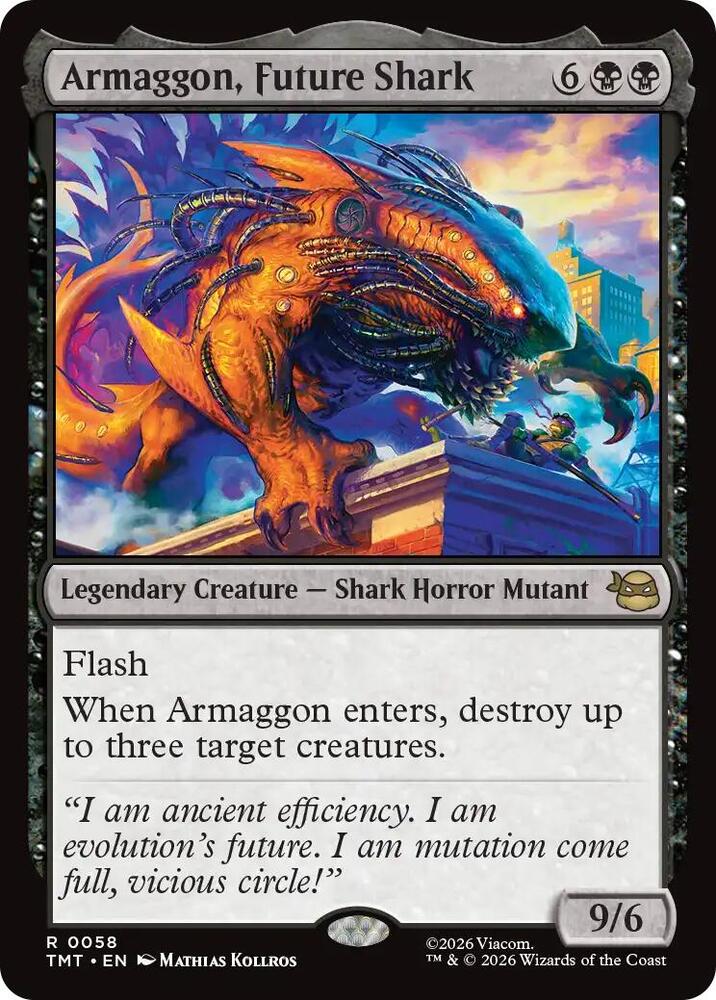 Armaggon Future Shark 58 (Teenage Mutant Ninja Turtles)  - Foil | Good Games Modbury