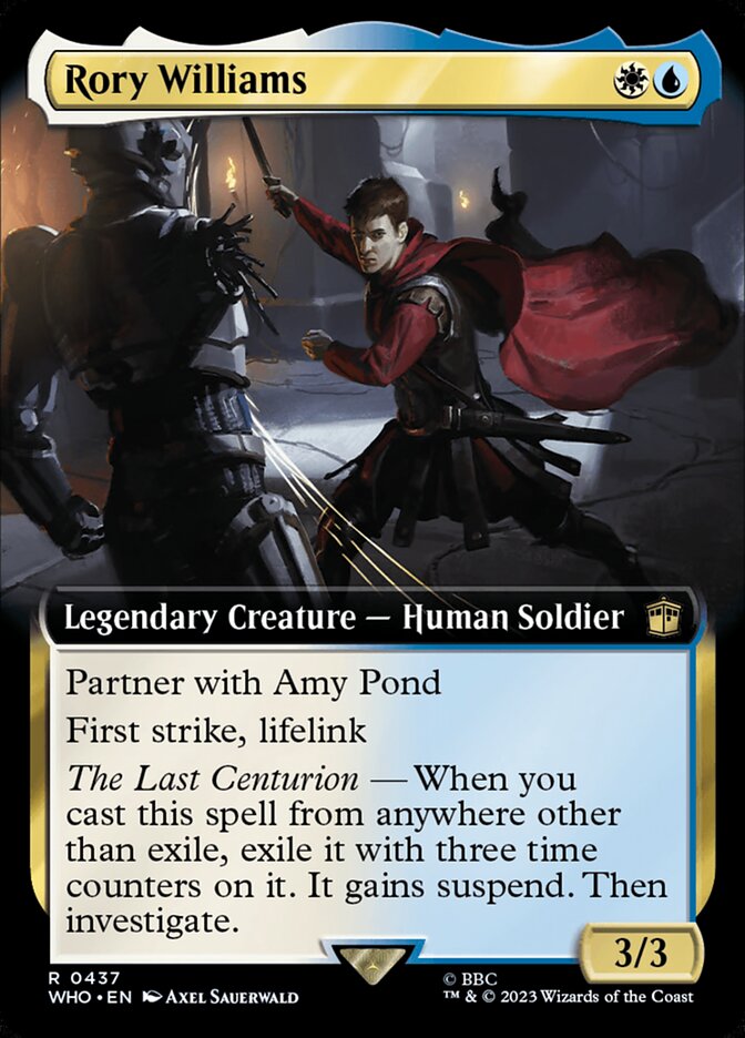 Rory Williams 437/331 (Universes Beyond: Doctor Who)  - Extended Art Foil | Good Games Modbury