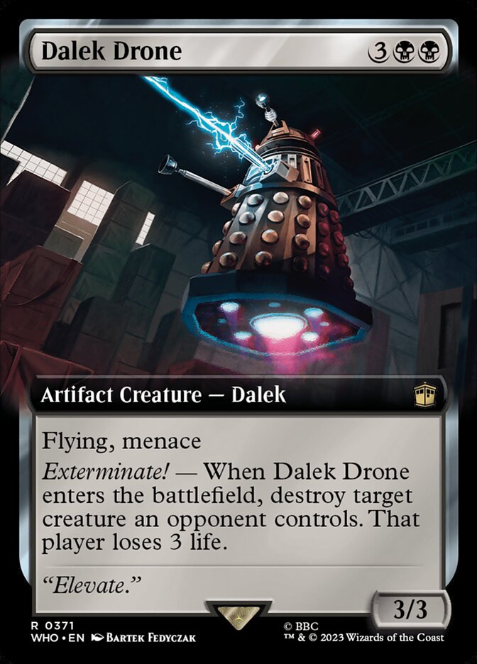 Dalek Drone 371/331 (Universes Beyond: Doctor Who)  - Extended Art | Good Games Modbury