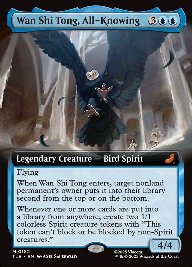 Wan Shi Tong, All-Knowing 182/317 (Avatar: The Last Airbender: Eternal-Legal)  - Extended Art Foil | Good Games Modbury