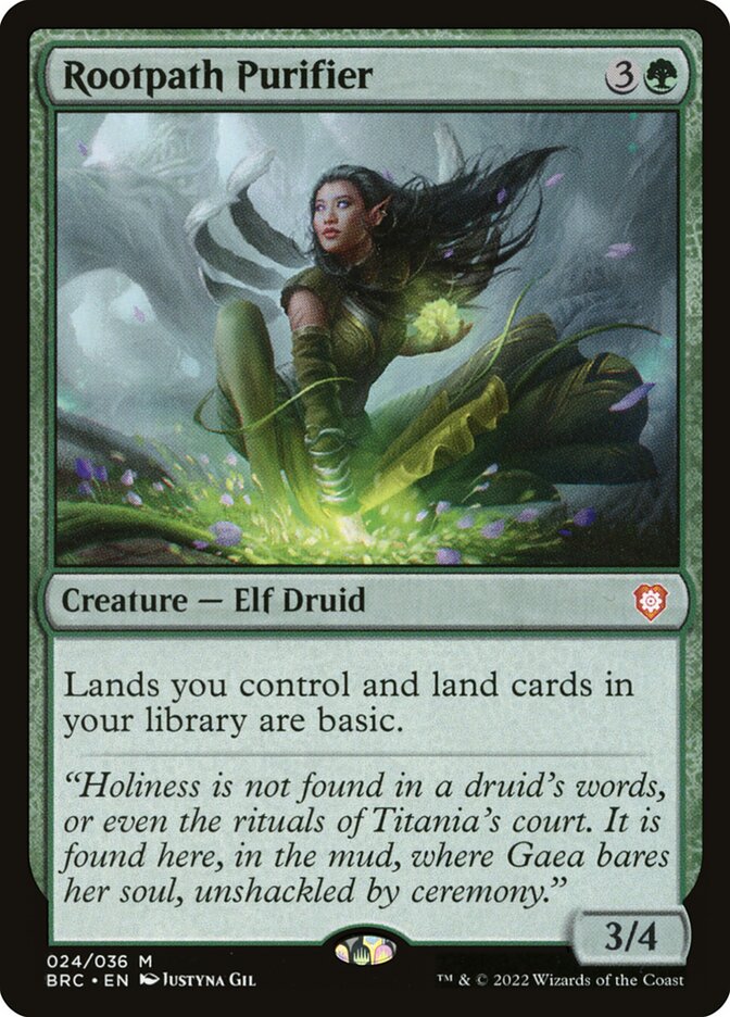 Rootpath Purifier 24/40 (Commander: The Brothers' War)  - Foil | Good Games Modbury