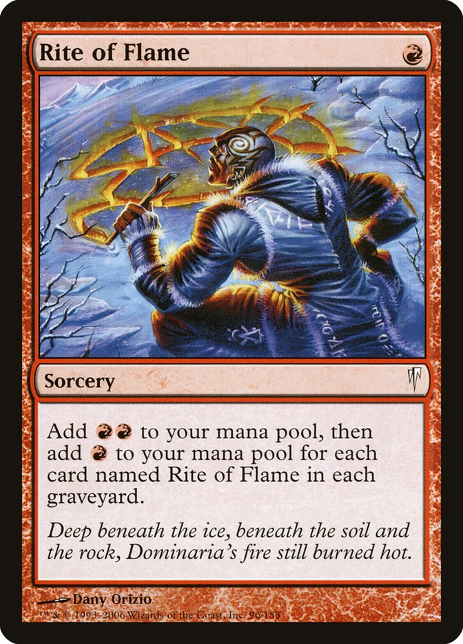 Rite of Flame 96/155 (Coldsnap)  - Foil | Good Games Modbury