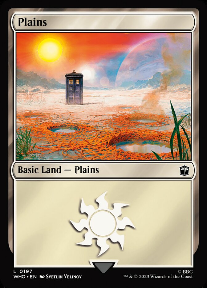 Plains 197/331 (Universes Beyond: Doctor Who)  - Foil | Good Games Modbury