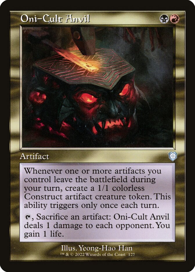 Oni-Cult Anvil 127/40 (Commander: The Brothers' War)  | Good Games Modbury