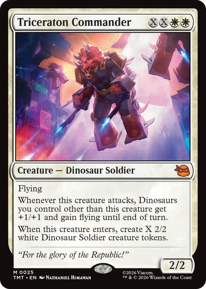 Triceraton Commander 25 (Teenage Mutant Ninja Turtles)  - Foil | Good Games Modbury