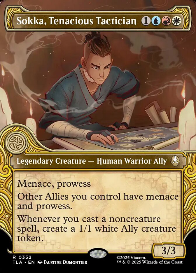 Sokka, Tenacious Tactician  352/286 (Avatar: The Last Airbender)  - Showcase Foil | Good Games Modbury