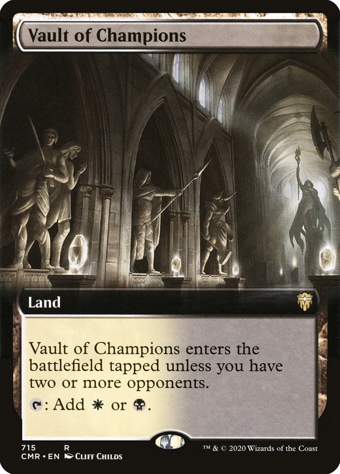 Vault of Champions 715/361 (Commander Legends)  - Extended Art Foil | Good Games Modbury