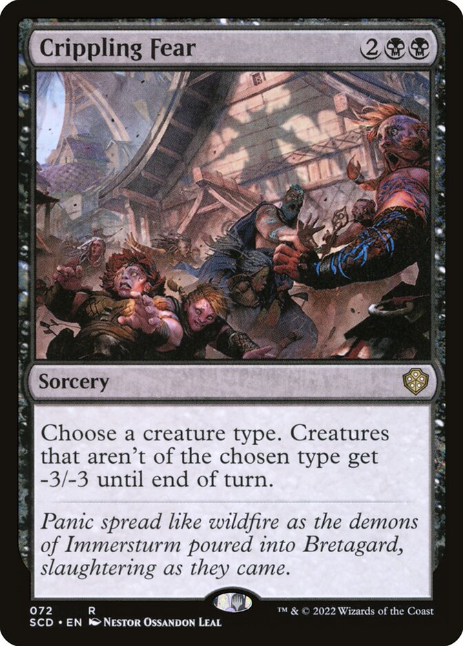 Crippling Fear 72/352 (Starter Commander Decks)  | Good Games Modbury