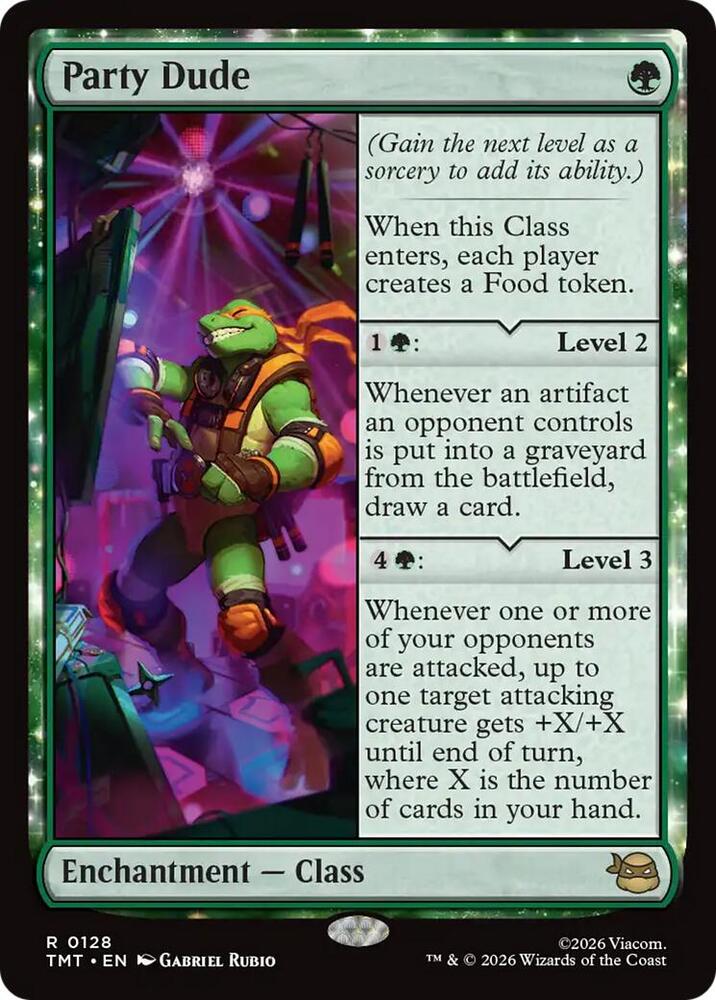 Party Dude 128 (Teenage Mutant Ninja Turtles)  - Foil | Good Games Modbury