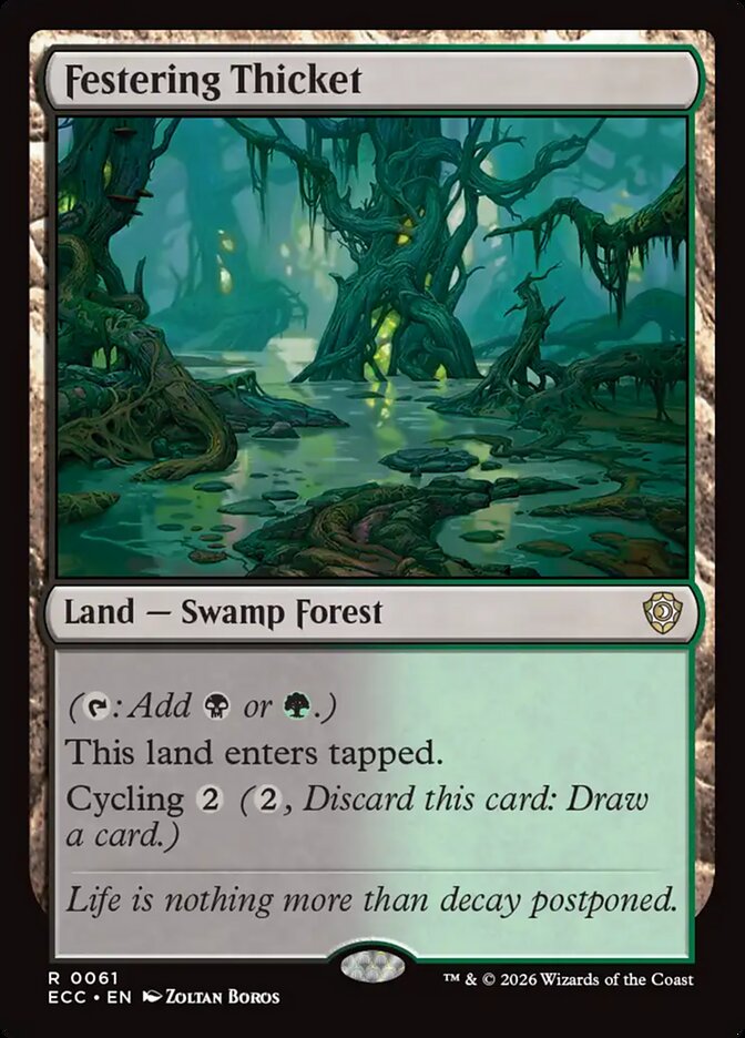Festering Thicket 61/176 (Commander: Lorwyn Eclipsed)  | Good Games Modbury